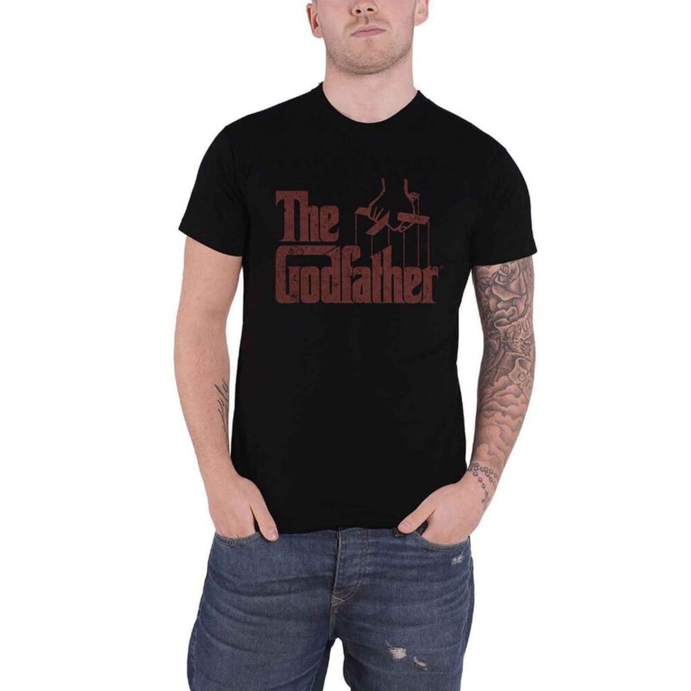 The Godfather Unisex Adult Logo Cotton T-Shirt / Black